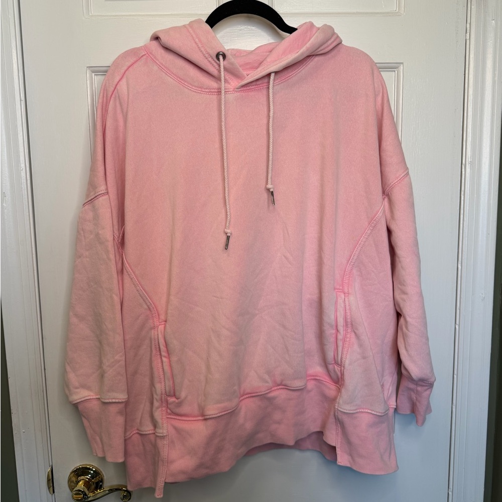 Free People Movement Sprint To The Finish Hoodie Pink Size Small
